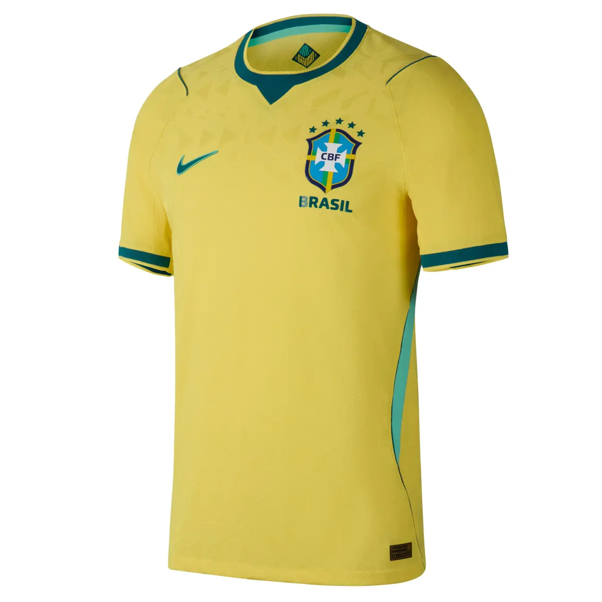 Maillot Domicile Authentique Brésil Coupe du Monde 2026